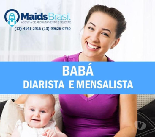 babas-com-referencias-agencia-maids-brasil-san-em-sao-paulo-entrega-rapida-e-garantia-de-satisfacao-negociavel-big-0